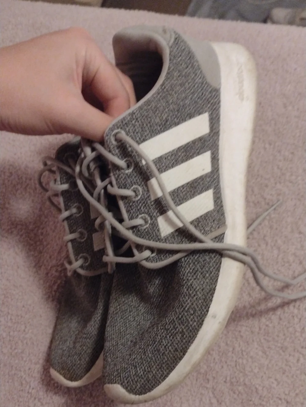Adidas Cloudfoam QT Grey Racer Sneakers